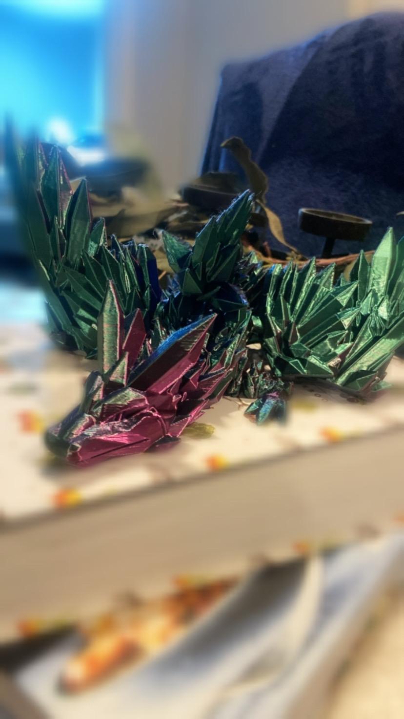 3D Printed Crystal Wing Dragon