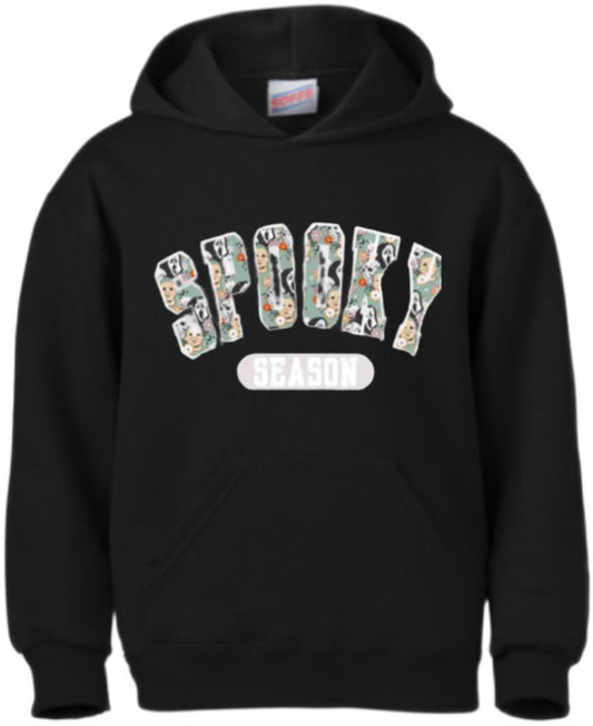 Spooky hoodie (white text)