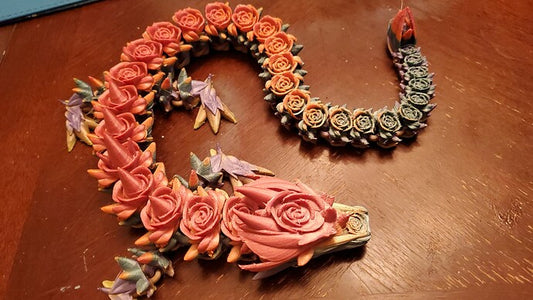 3D Printed Rose Dragon